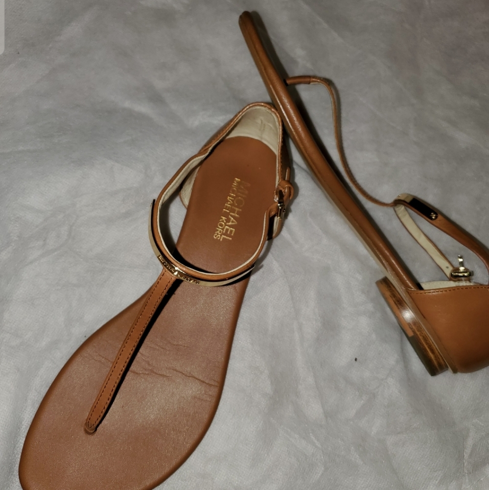 Michael by Michael Kors Cognac Sandal